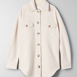 Aritzia Wilfred Free Gianna Jacket in Heather Bone